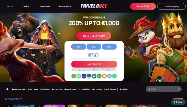 trivelabet Gameplay