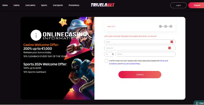 trivelabet Gameplay